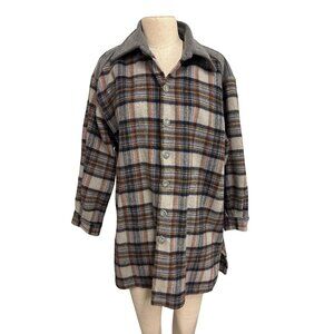 Vintage Eastboy Bob Tailor Plaid Wool Button-Up Jacket Fundraiser Supports Susta